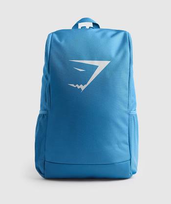 Plecaki Damskie Gymshark Sharkhead Backpack Niebieskie | PL 2036HAP